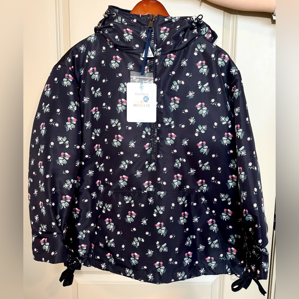SOLD NWT Moncler Mirtus Giubbotto Floral Down Jacket size 1/S (MSRP $1590)